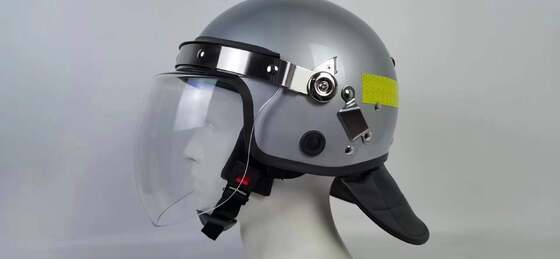 Tactical Riot Helmet With Gas Mask Hook , Military Helmet With Face Shield