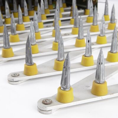 8 Meter Metal Police Tire Deflation Devices , Roadblock Spike Strips For Vehicles