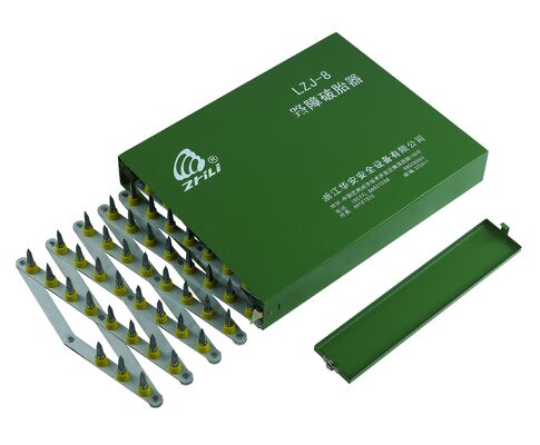 8 Meter Metal Police Tire Deflation Devices , Roadblock Spike Strips For Vehicles