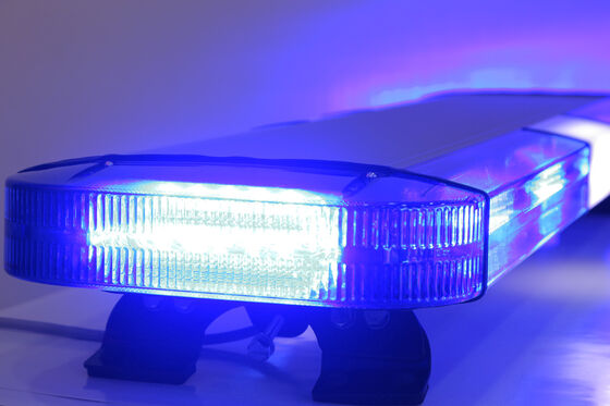 Emergency LED Light Bar For Fire Truck , 48" Blue LED Strobe Warning Light Bar
