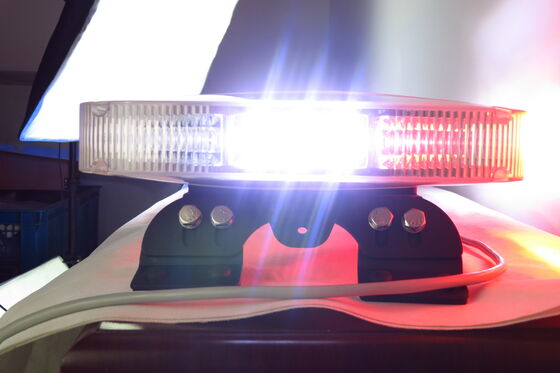 Slim Emergency Warning Police LED Light Bar With Traffic Advice High Durability