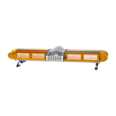 Amber Warning Police LED Light Bar Multi Flash Mode With Siren And Speaker