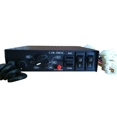 5 Tones Police Electronic Siren Amplifier , 100W Handheld Emergency Siren