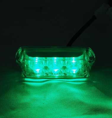 3W Green Emergency Warning LED Light Head For Ambulance And Fire Truck