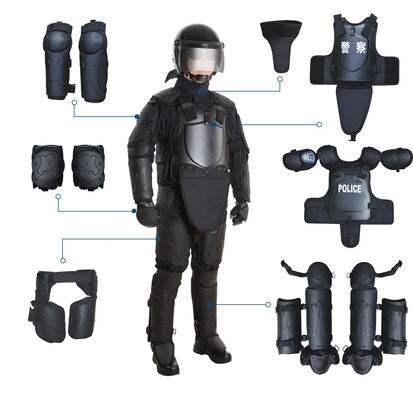 Impact Resist PC Back Armor For Riot Control , Body Protection Anti Riot Gear
