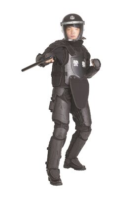Anti Riot Suit With Bag 120 Joule Impact Resist , Military Police Protective Gear