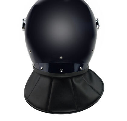 Riot Helmet With Visor And PU Neck Protection , Police Tactical Helmet