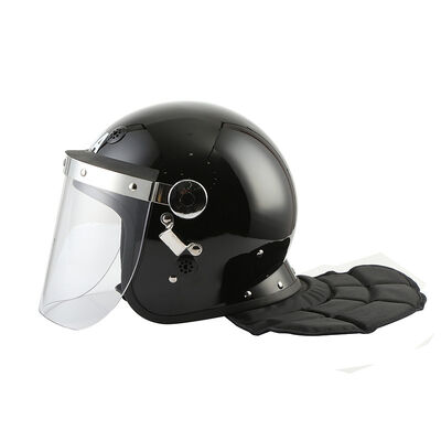 Tactical Riot Helmet With Gas Mask Hook , Military Helmet With Face Shield