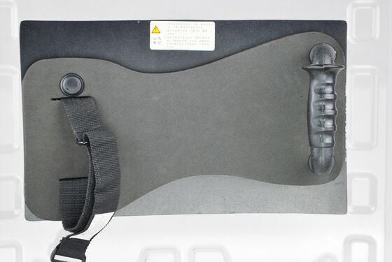 930MM Height PC Anti Riot Shield With Folding Handle Impact Resist 147 Joule FBP