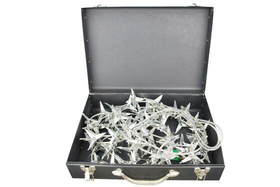 Police Use Throwing Type Tyre Deflation Spikes With Stainless Steel Rope