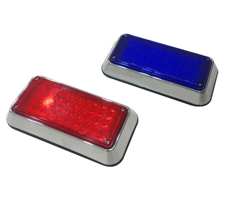 Blue & RED Warning Police LED Light Head Waterproof for Emergency Vehicles