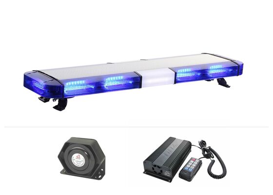 Waterproof Warning Emergency LED Light Bar With Speaker & 100W Siren