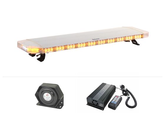 Roof Mounted Amber LED Light Bar For Police / Ambulance / Firefighter Vehicles