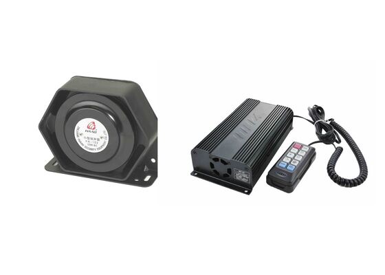 Emergency Sound Police Siren Speaker PA System With Wireless Remote Control