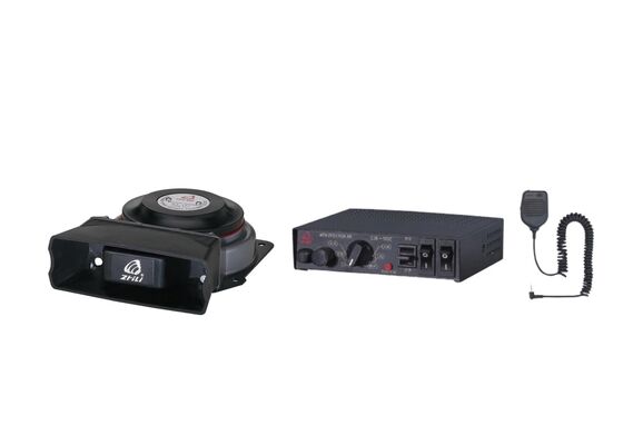 Electronic Police Siren Speaker Emergency Vehicle Siren With Controller And Amplifier