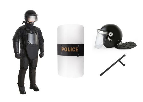 Police Military Bulletproof Riot Gear Equipment Full Body Armor For Protection