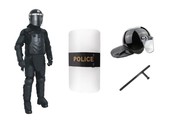 Durable Riot Protective Gear Police Riot Control Equipment With Elbow Protection