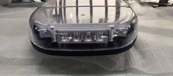 58cm Length Mini Led Light Bar With Speaker Siren Inside, With Magnet Fixation