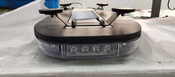58cm Length Mini Led Light Bar With Speaker Siren Inside, With Magnet Fixation