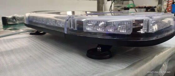 58cm Length Mini Led Light Bar With Speaker Siren Inside, With Magnet Fixation