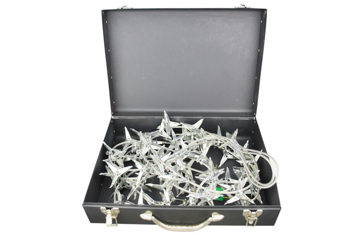 Police Use Throwing Type Tyre Deflation Spikes With Stainless Steel Rope