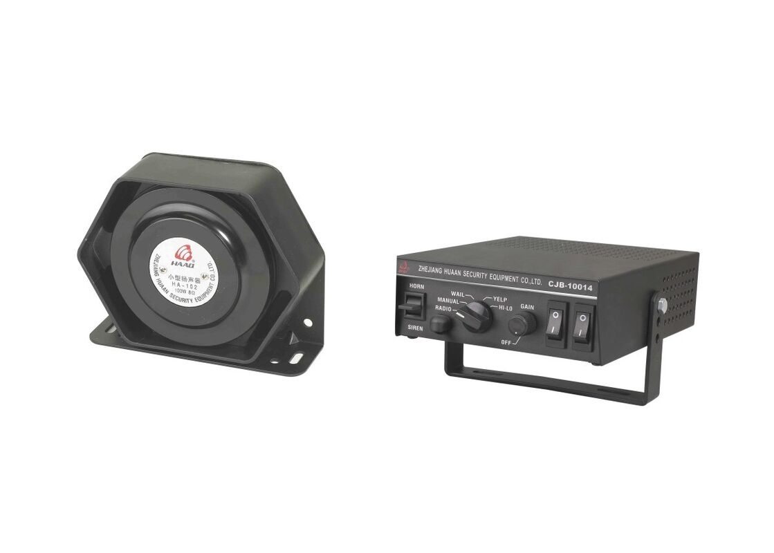 Emergency Warning Alarm Police Siren Horn PA Speaker For Fire & Police Vehicles
