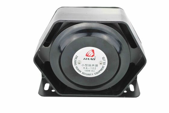 Hexagonal Shaped Police Car Loudspeaker , 100W Police Siren Horn High Power