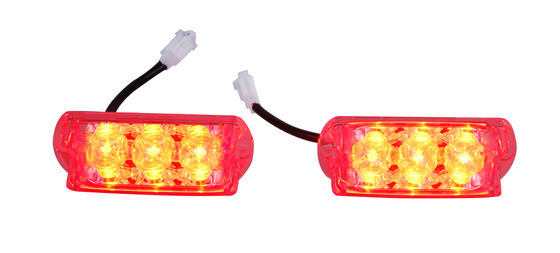 Emergency 3W Red Police LED Light Head / LED Mini Warning Light Head