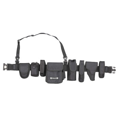 1.2M Police Duty Belt With Handcuff Pouch , Tactical Security Utility Belt